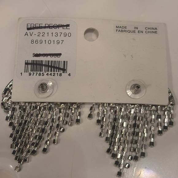 Free People Hearts on Fire Dangle Earrings NWT - Picture 3 of 4